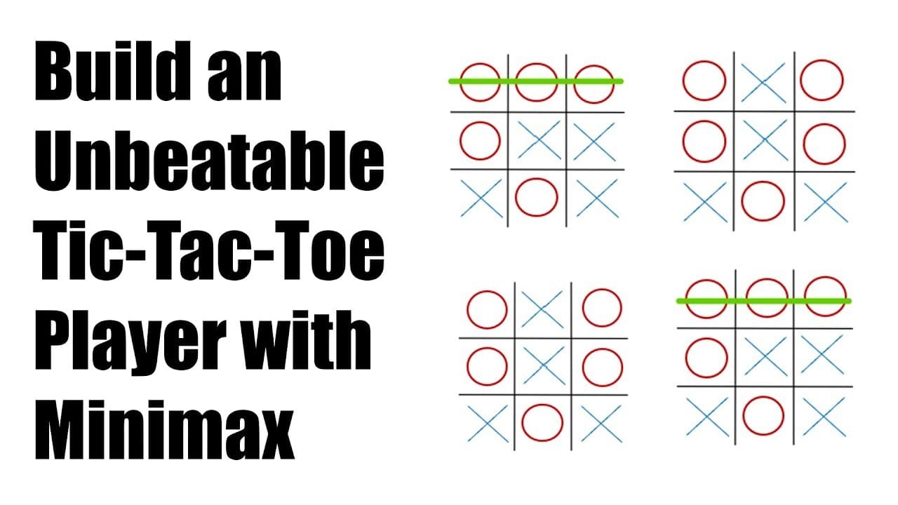 Tic-Tac-Toe AI Player using the Minimax Algorithm: A Step-By-Step Python Coding Tutorial