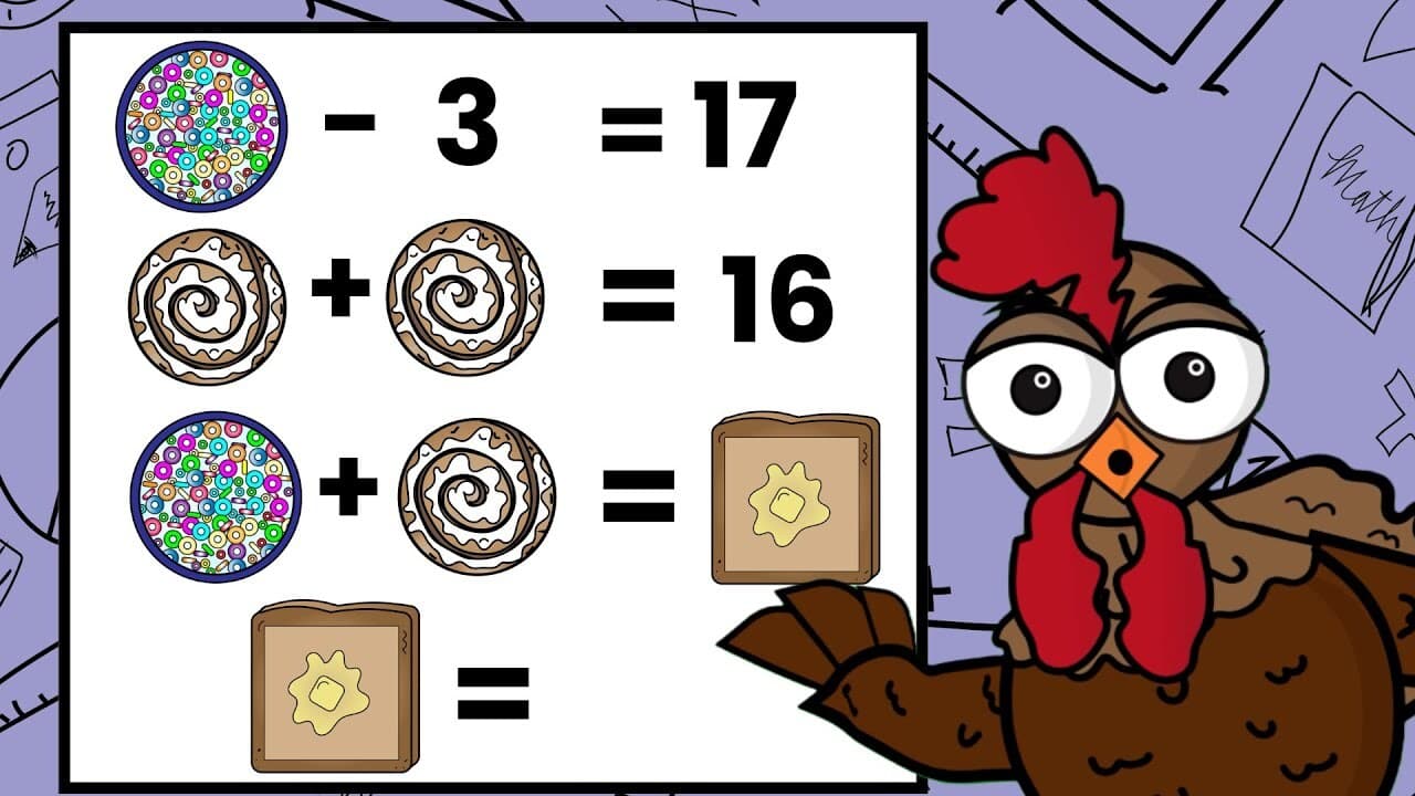 Breakfast as a math puzzle??| Math Puzzle 9 for Kids