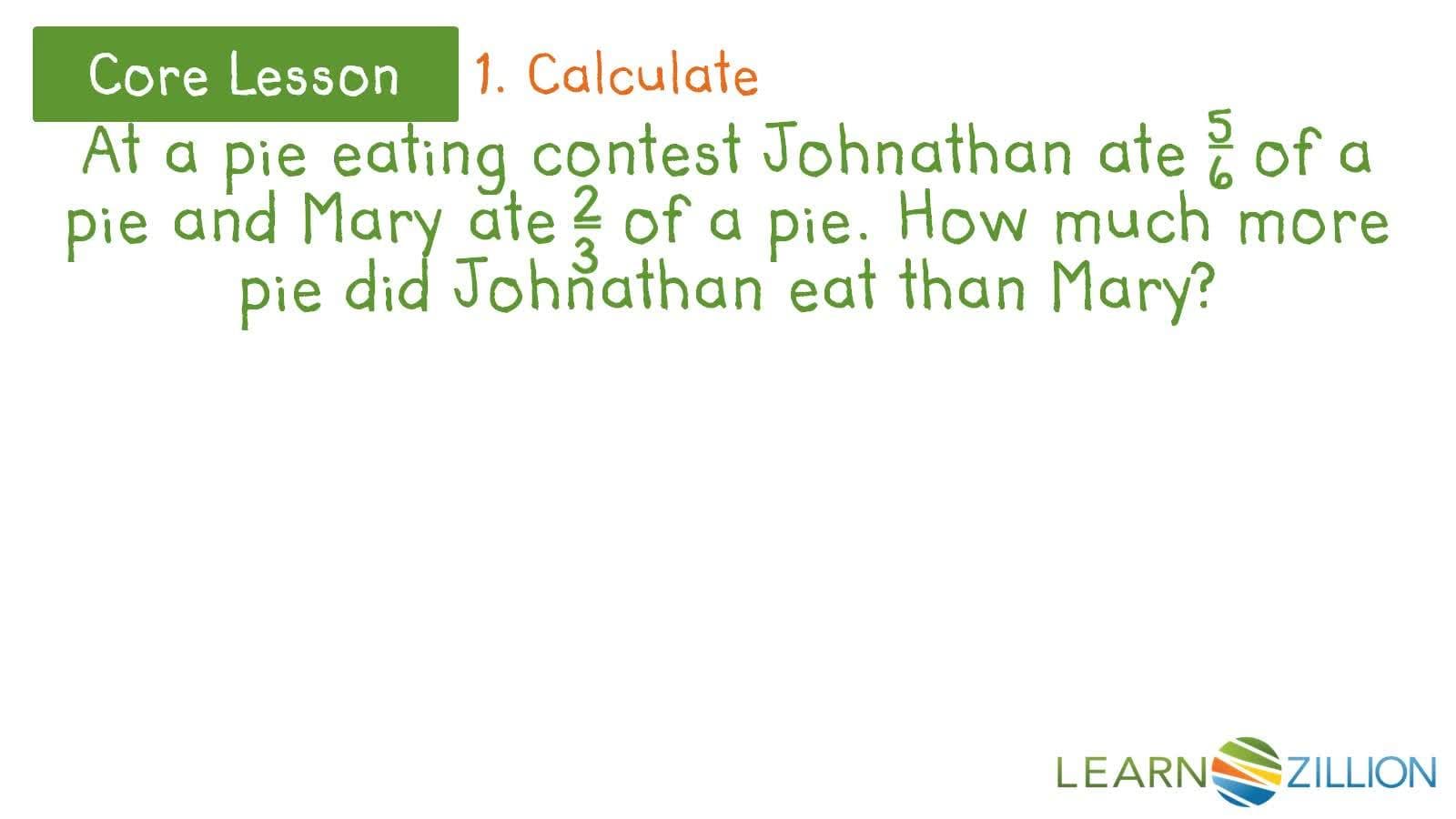 Estimating Fractions with Number Lines