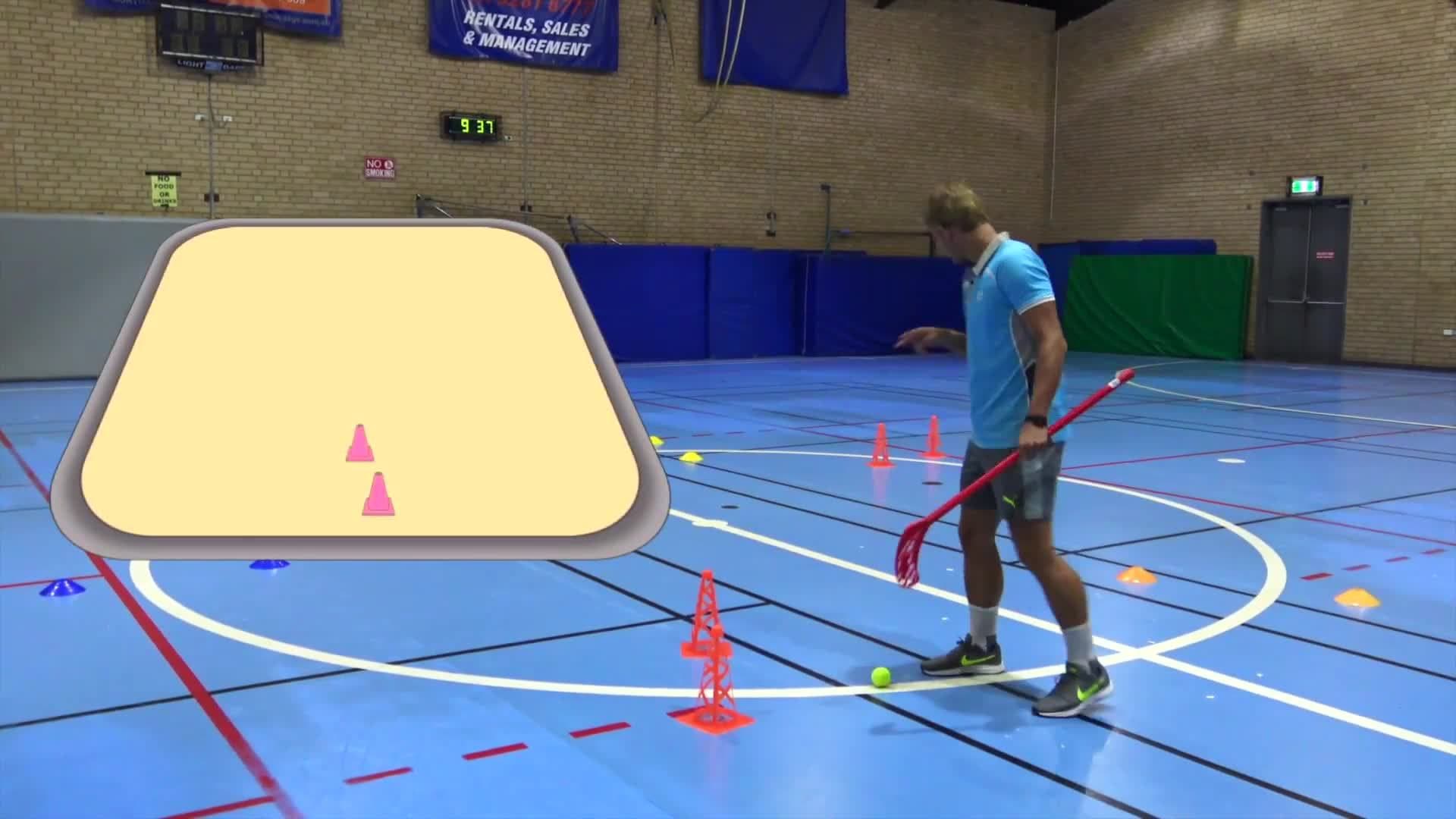 Hockey 2. Circle dribbling: In a shape | Teaching Fundamentals of PE