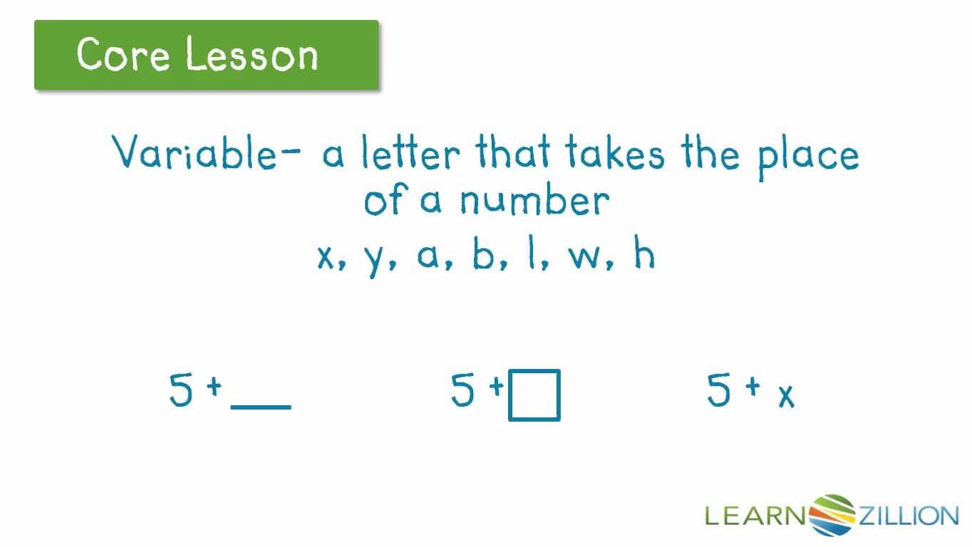 Reading and Writing with Variables