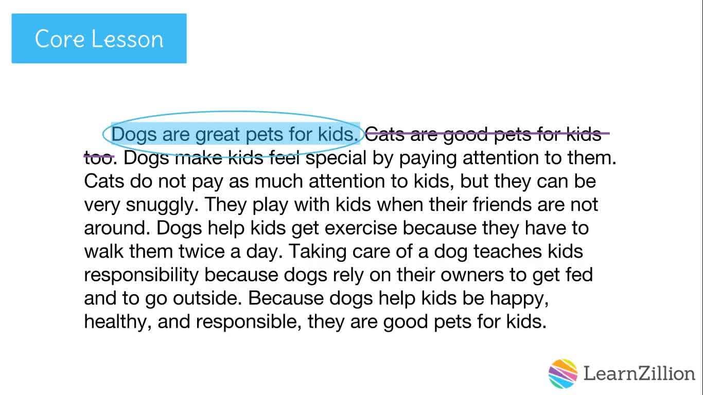 Writing Clear and Strong Opinion Statements