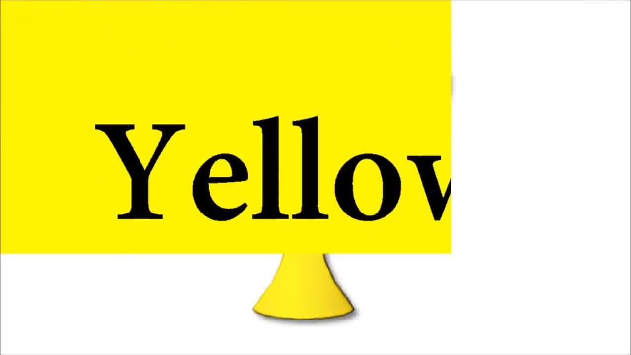 Yellow Colors - Learning for Kids | Kids Learning Videos