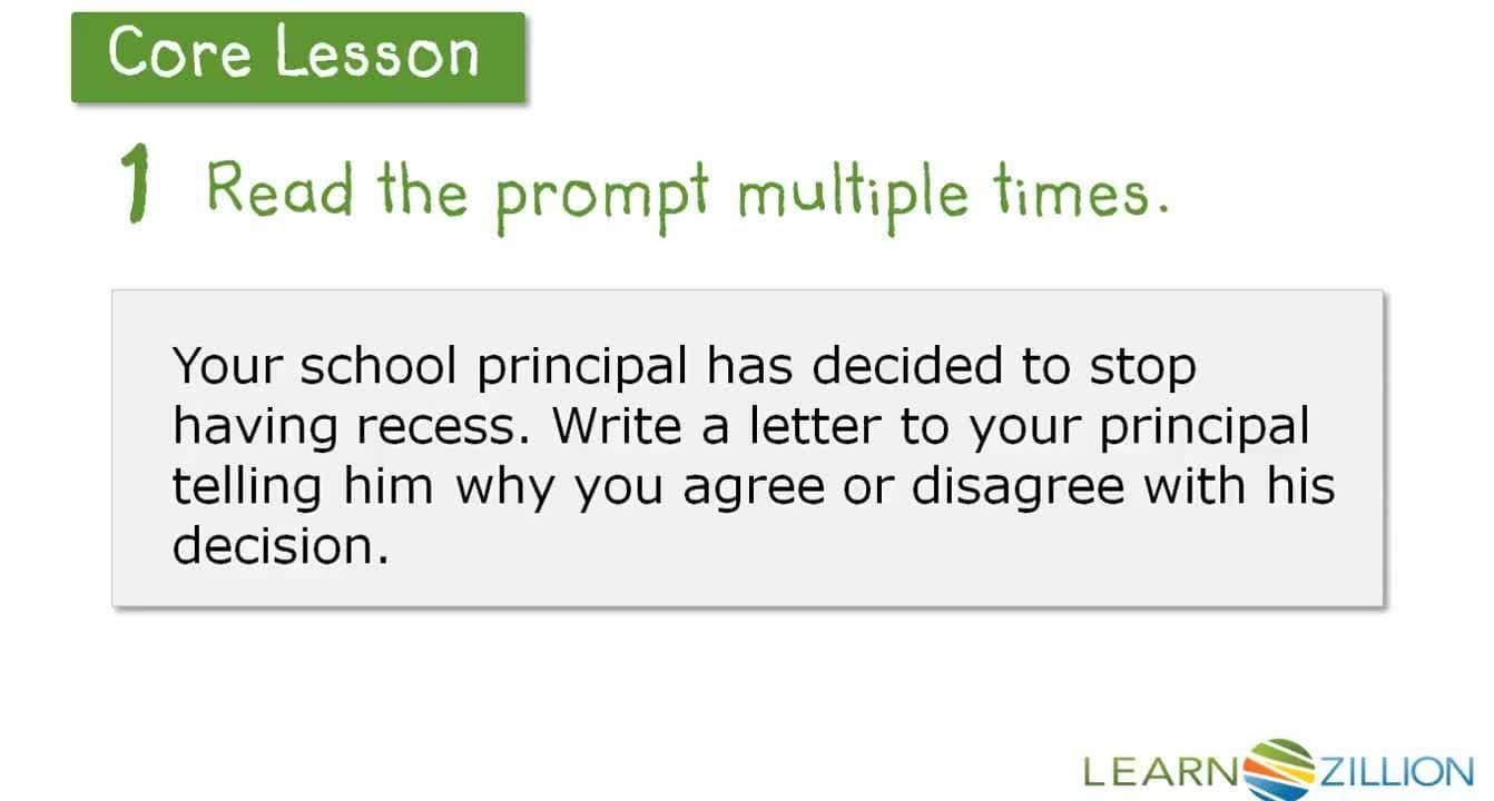 Understanding Writing Prompts: Identifying Keywords and Writing Types