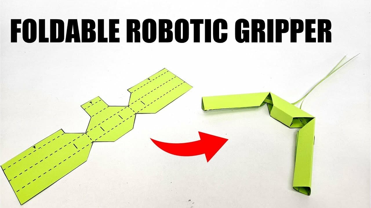 Make an Origami Robotic Gripper | Science Project
