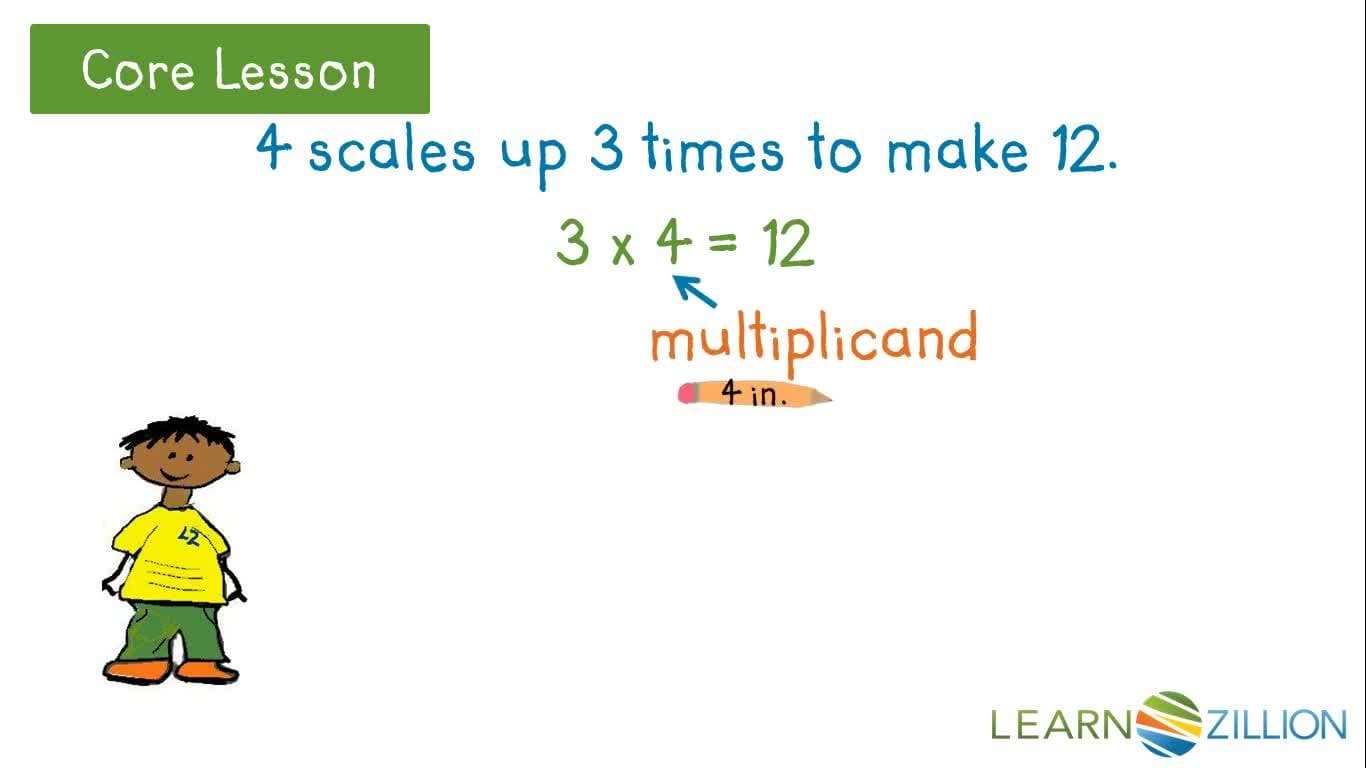Understanding Scaling Up in Multiplication
