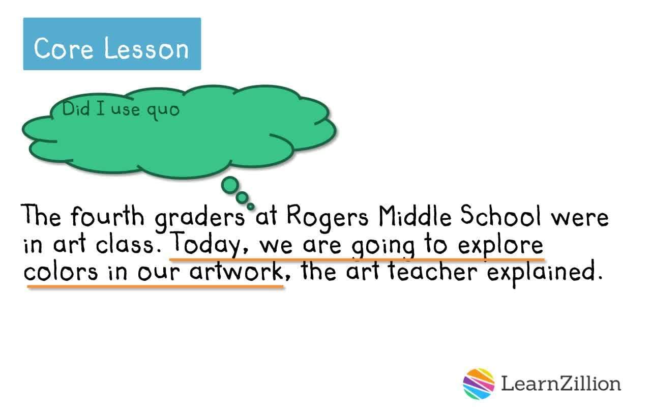 Punctuation in Dialogue: Adding Quotation Marks