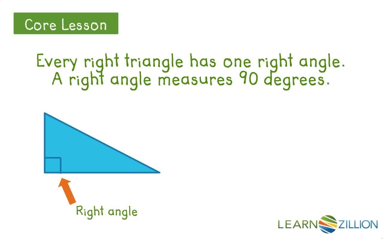 Identify Properties of Right Triangles