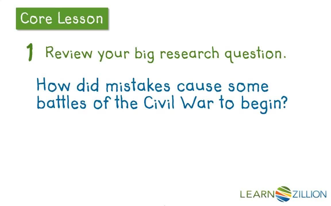 Writing a Research Thesis Statement: Restating Your Big Research Question