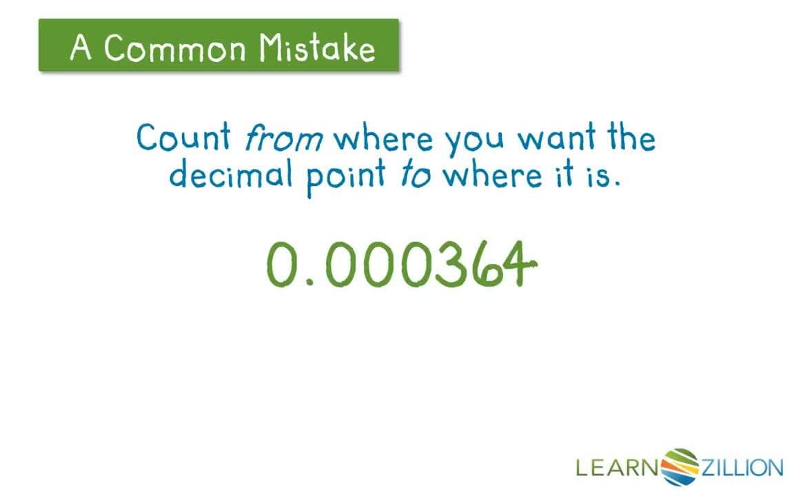 Introduction to Scientific Notation: Writing and Converting Very Small Numbers