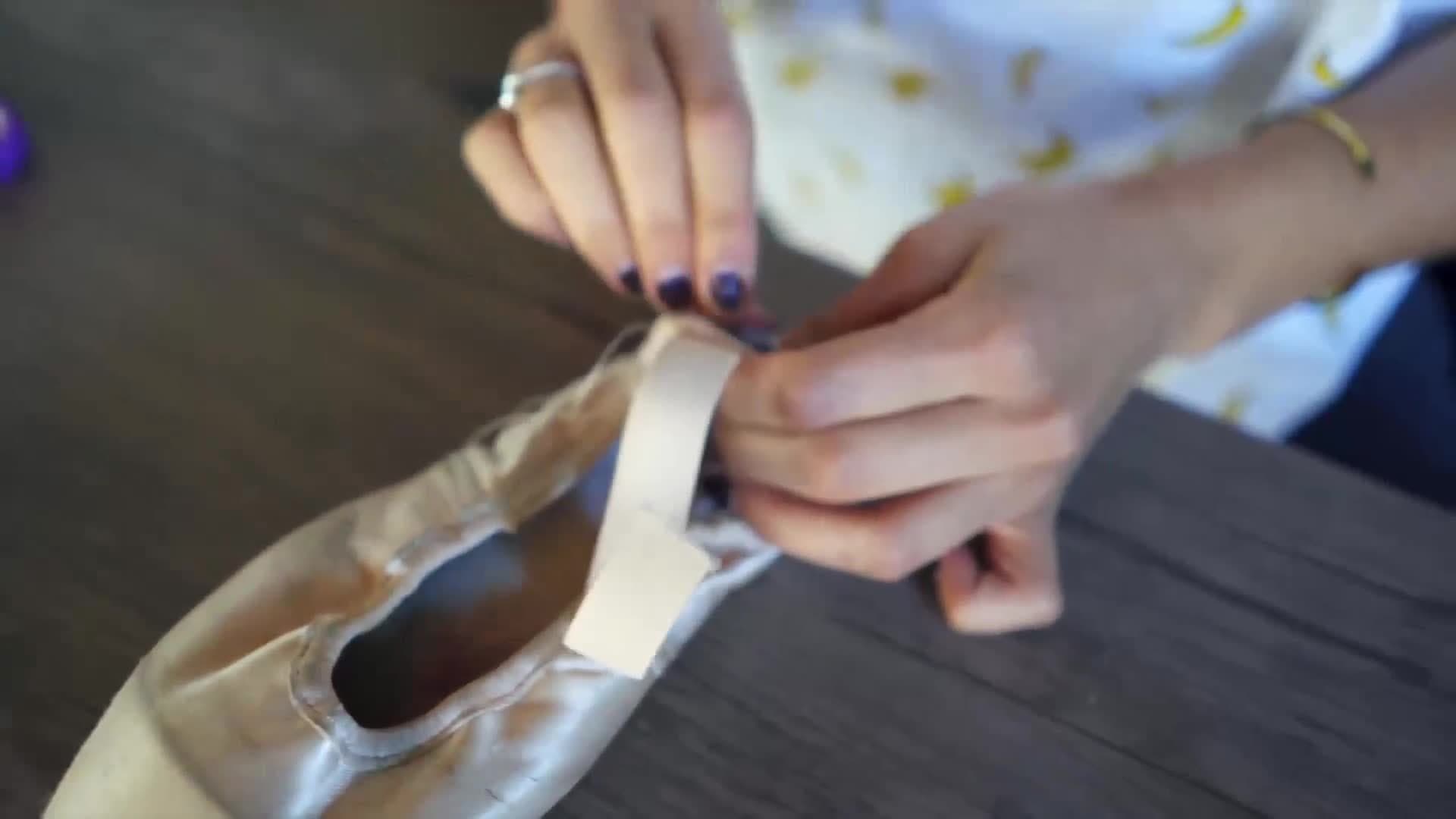 How To Sew Your Pointe Shoes- Beginner Tutorial with @Miss Auti