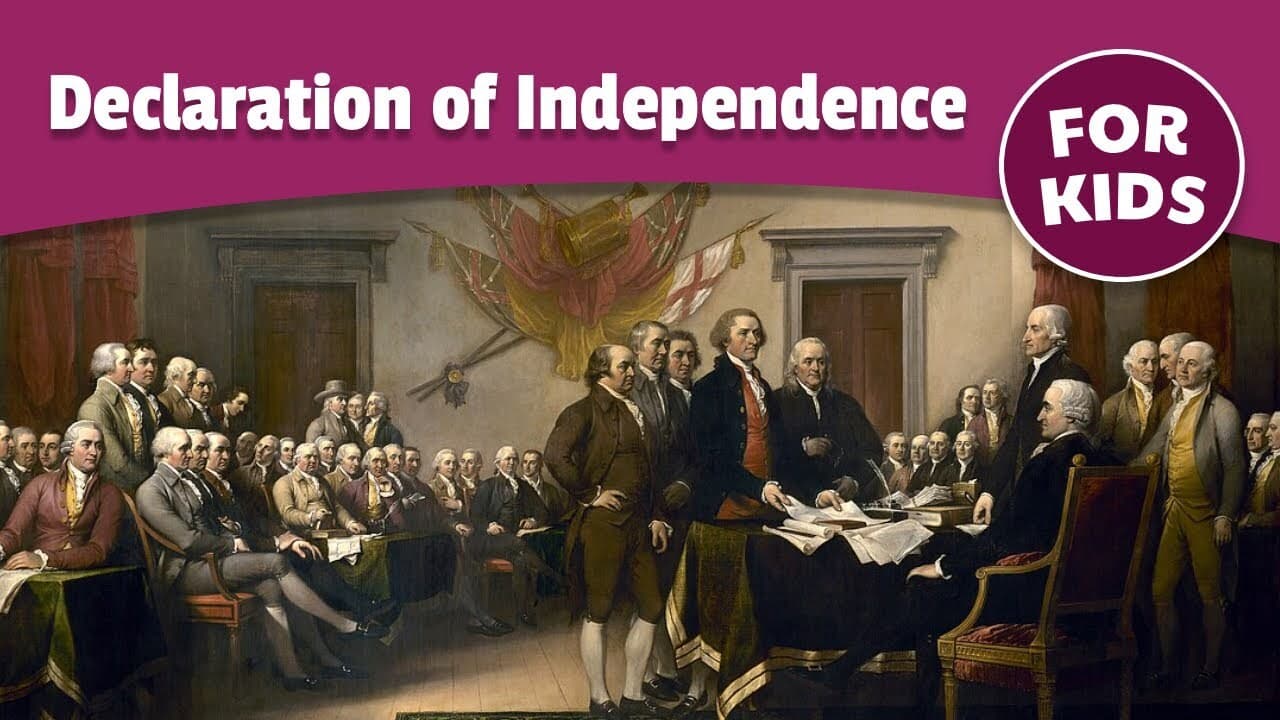 Declaration of Independence For Kids