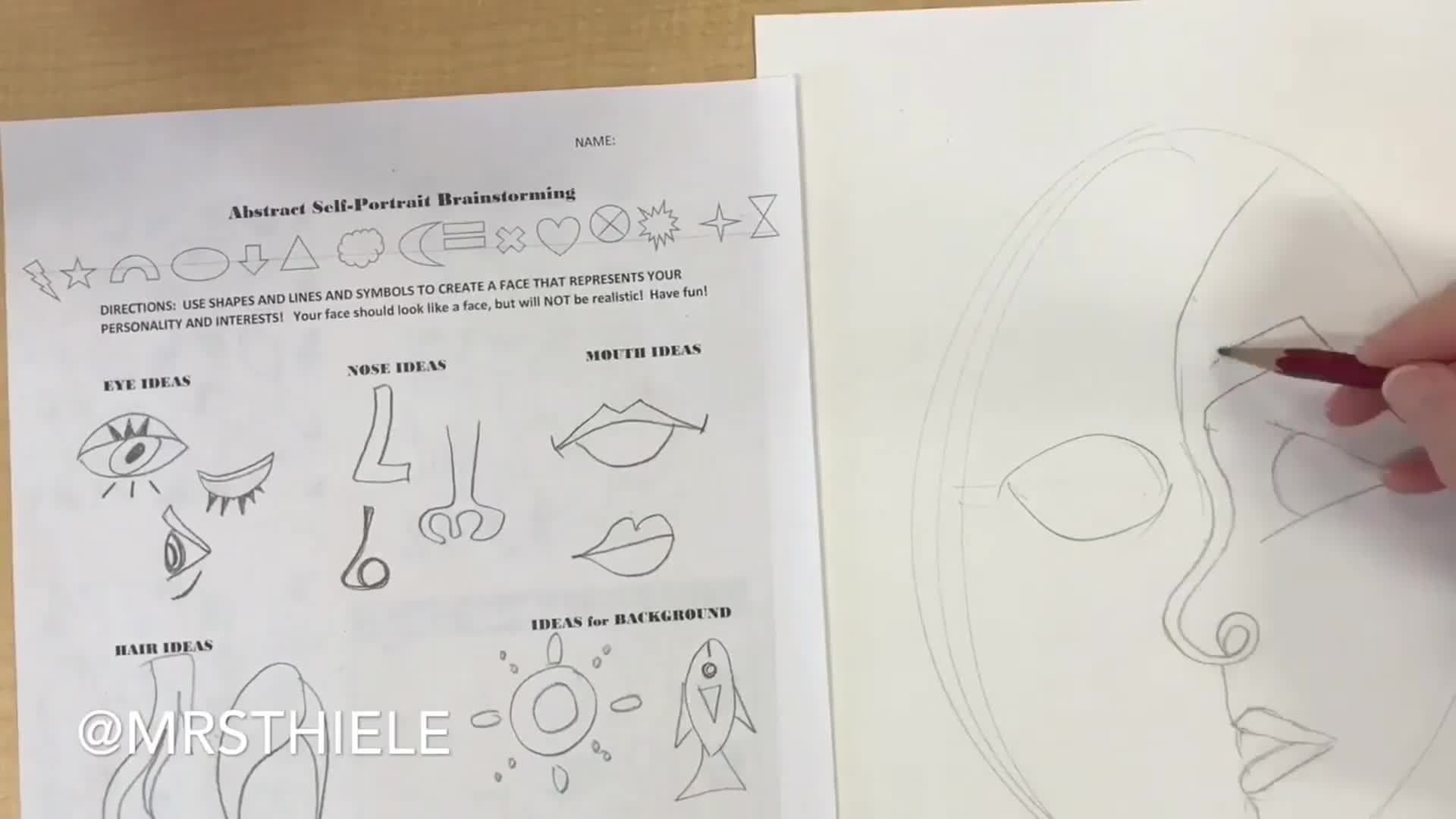 Abstract Portraits inspired by Picasso and Silberzweig- Part 1- MENA