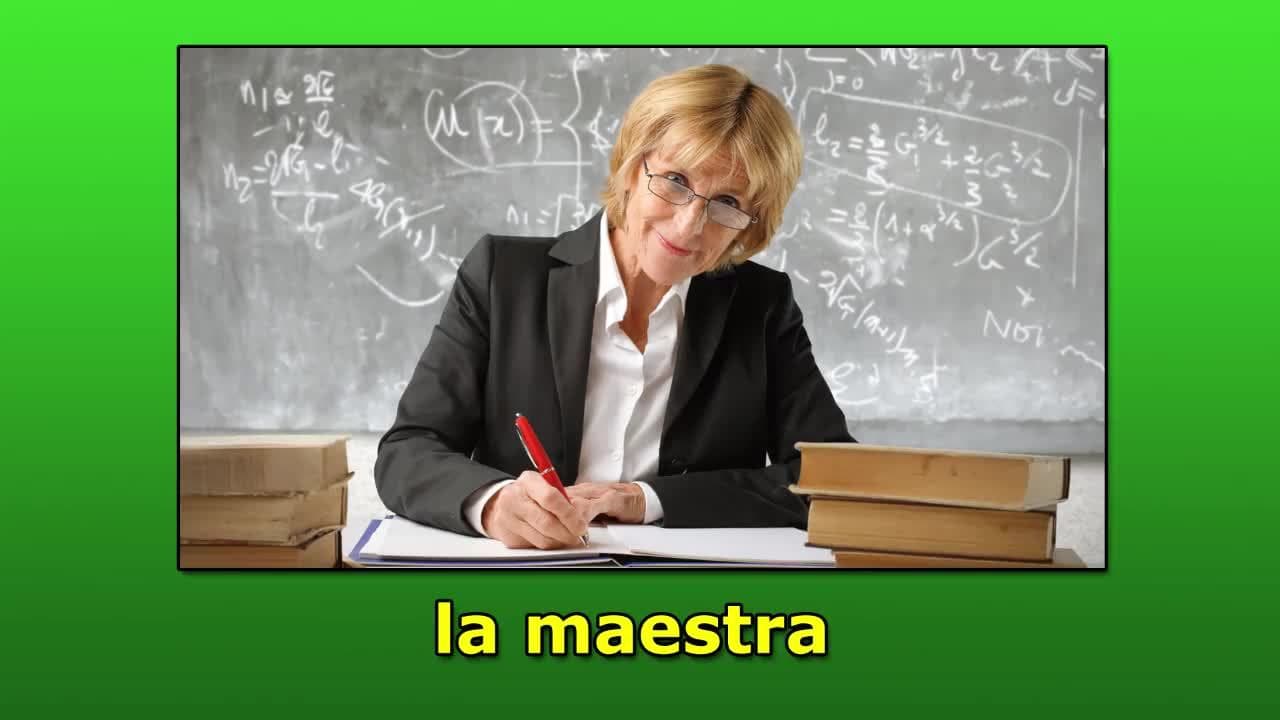 Intro Spanish Lesson: School related vocabulary