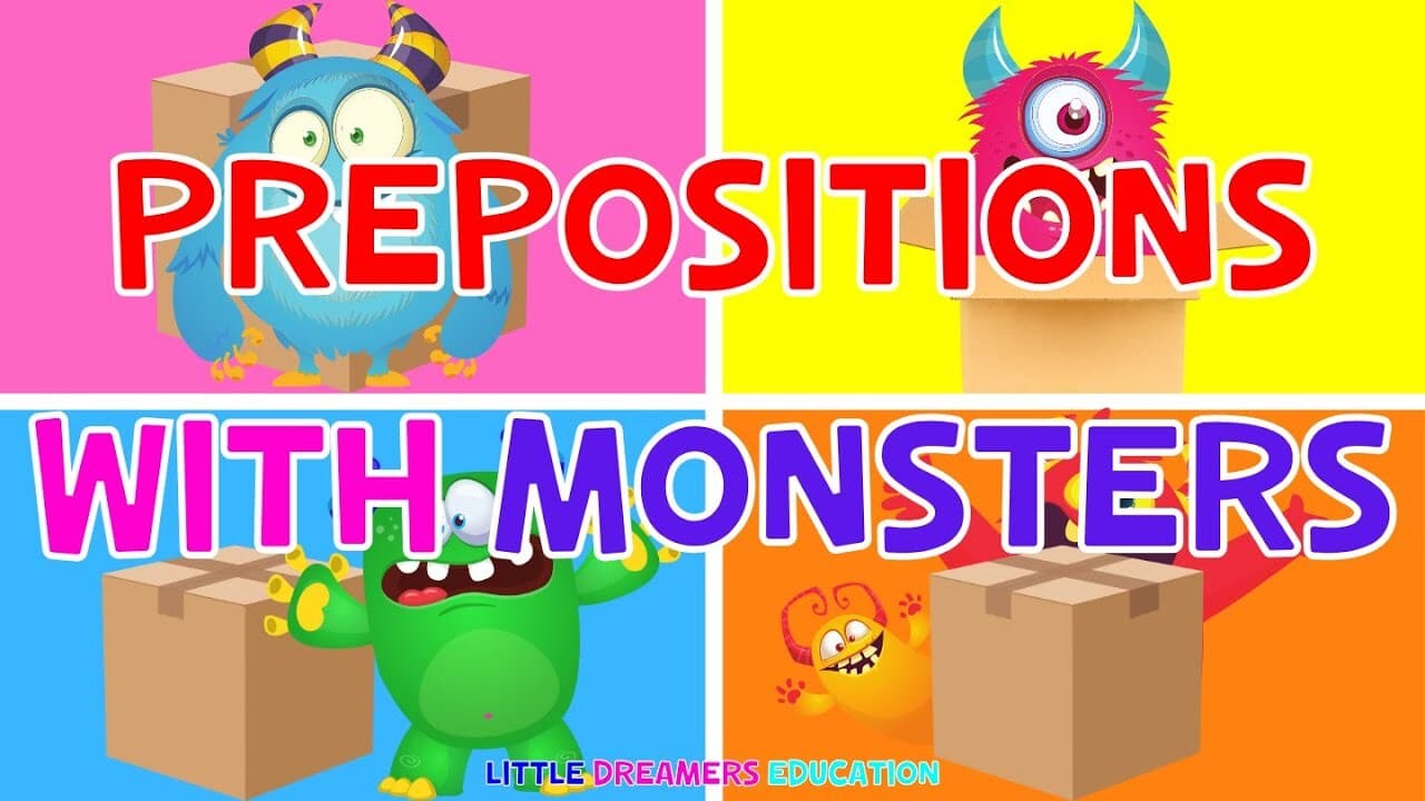 Fun Learning with Monsters: Prepositions for Kids