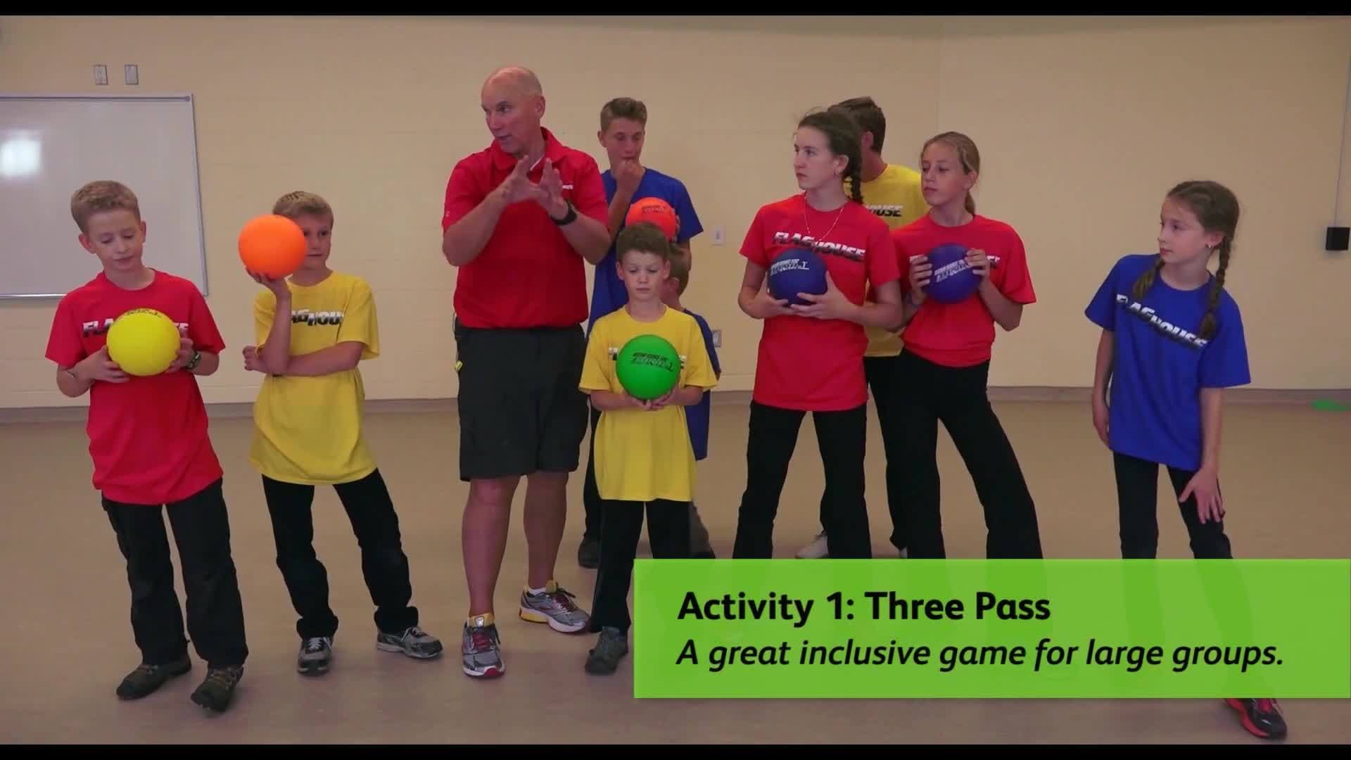 Great Gym Games for Large Groups (Ep. 18 - 7 inch Dino Skin Balls)