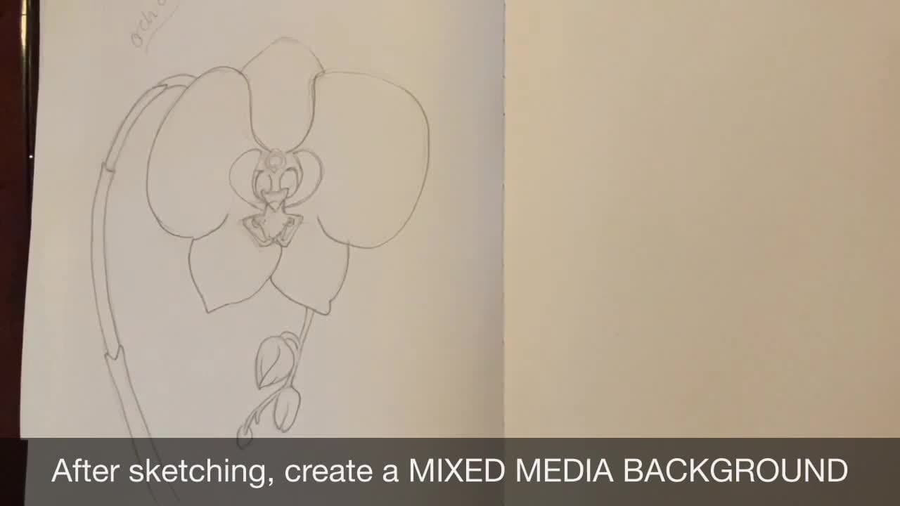 Mixed Media Still Life Drawing: Art Lesson And Demonstration