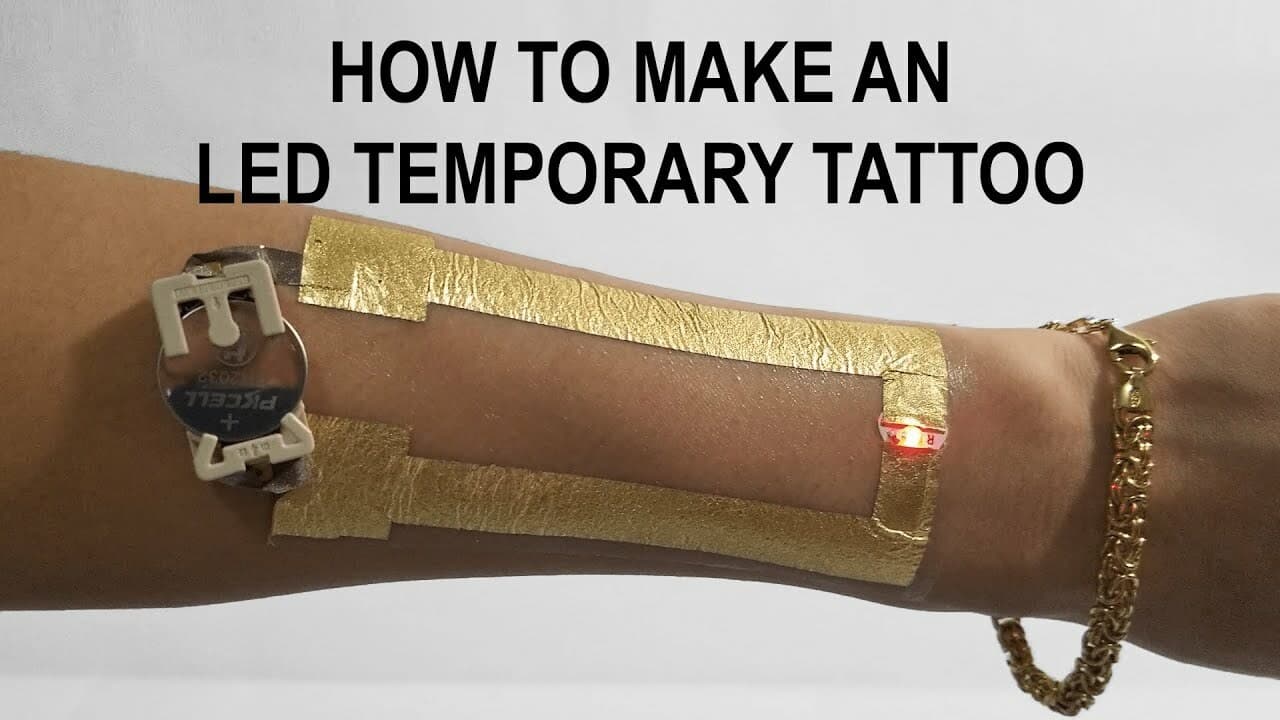 How to Make an LED Temporary Tattoo – Cool Wearables