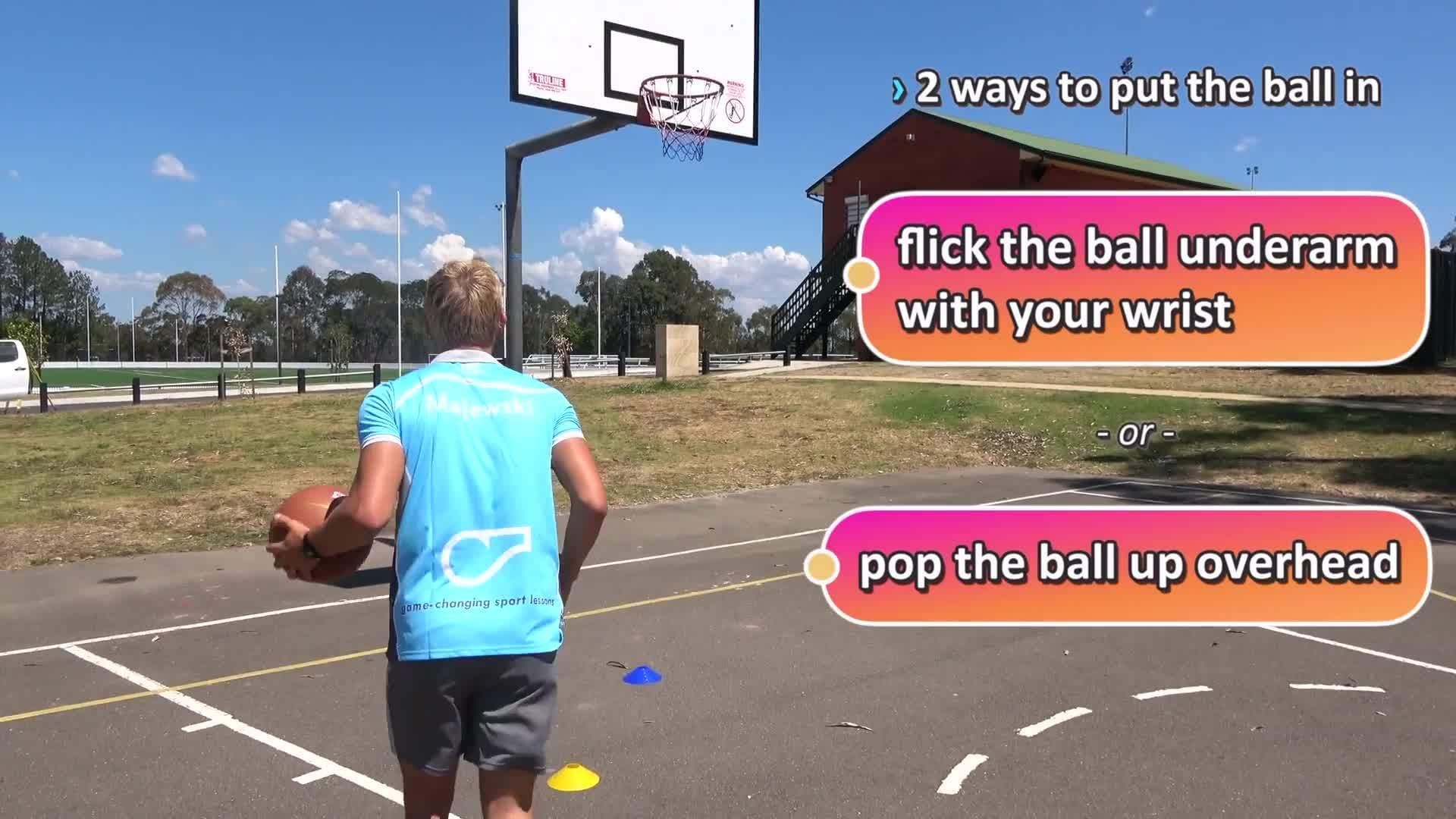 #5. How to teach: Layups Part 2 › Dribble, skill & shoot | Basketball skills in PE