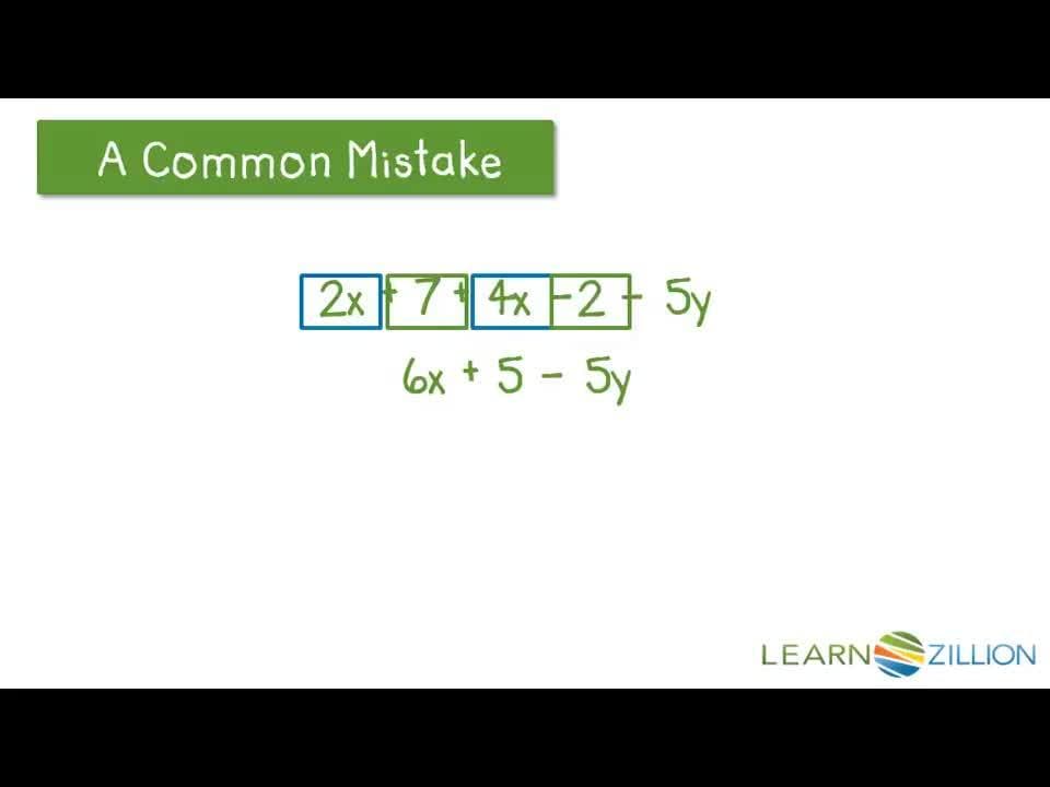 Solving Equations by Combining Like Terms