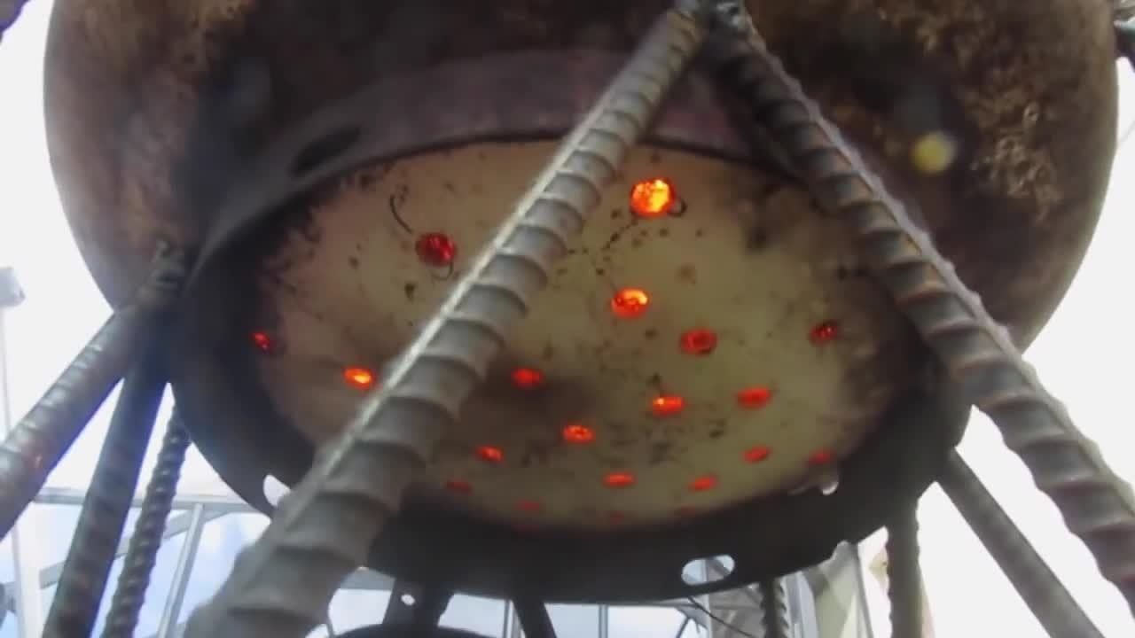 Pouring molten aluminum into a pool!!