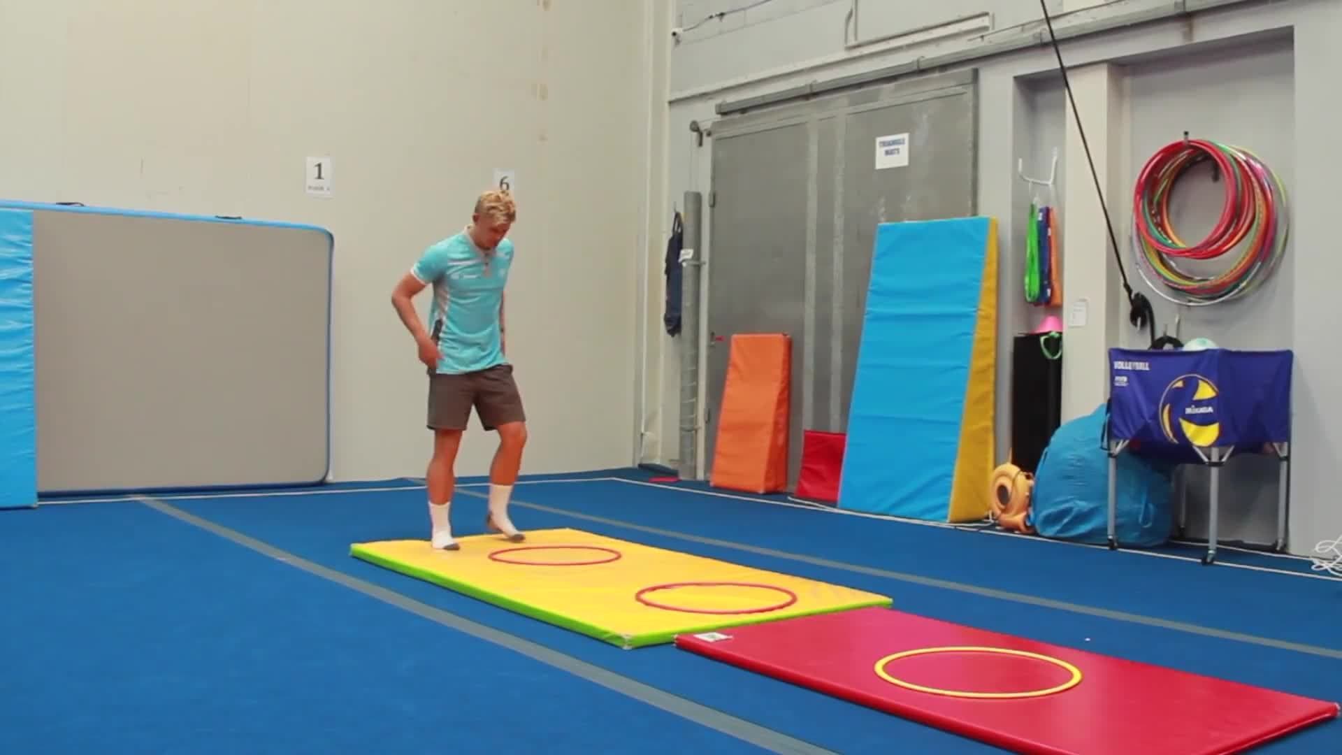 Side Hoop Jumps | Floor Mats
