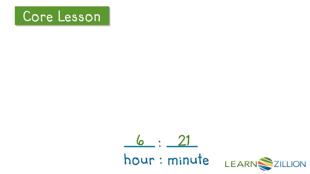 Showing Time on an Analog Clock: Drawing Minute and Hour Hands