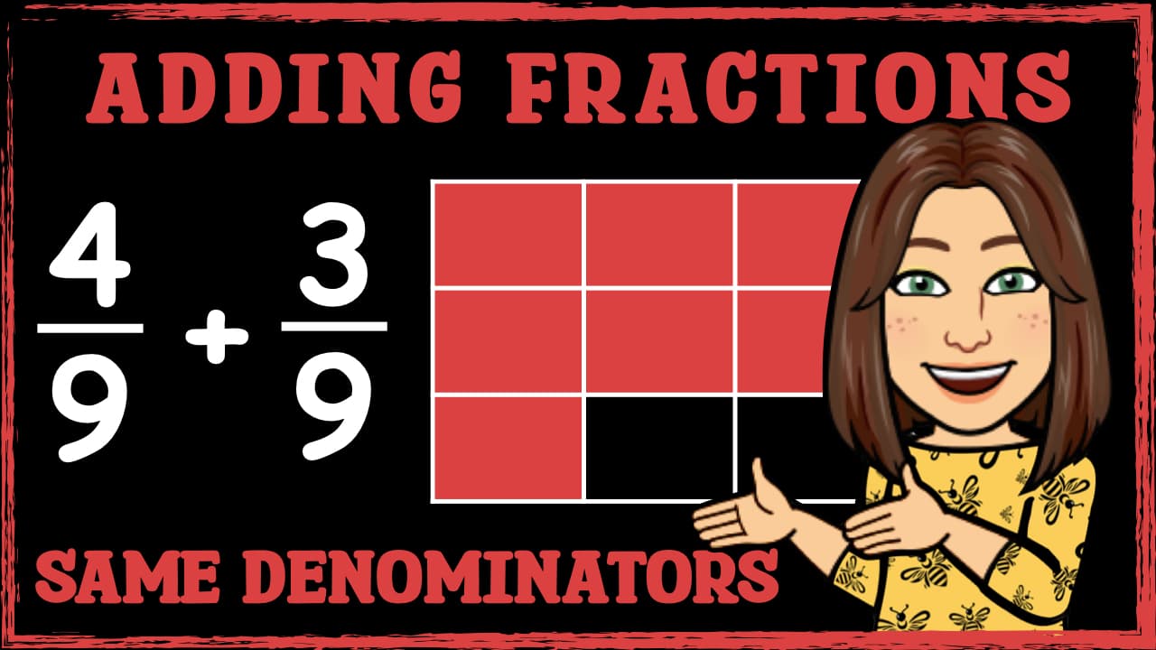 Adding Fractions with Same Denominators