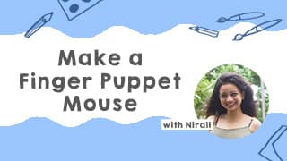 Finger Puppet Mouse DIY