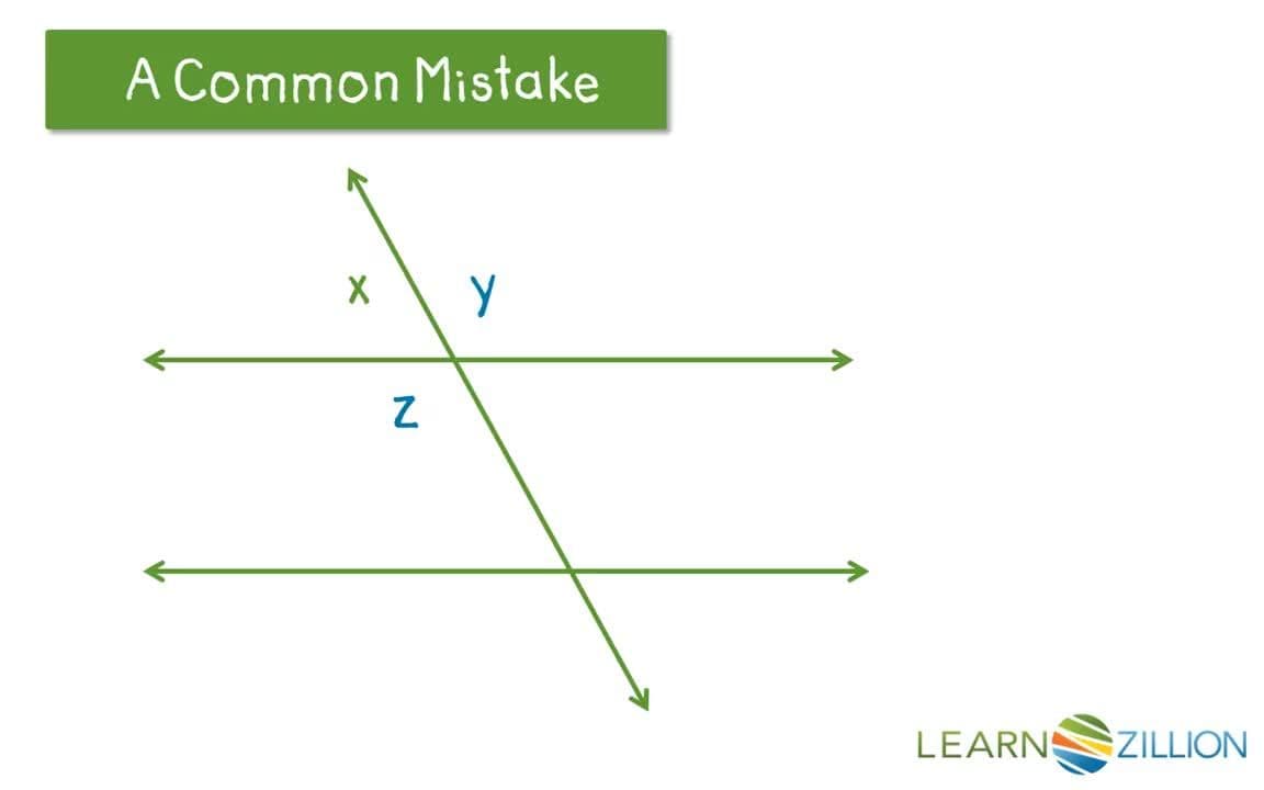 Finding Angle Measurements using Vertical and Adjacent Angles