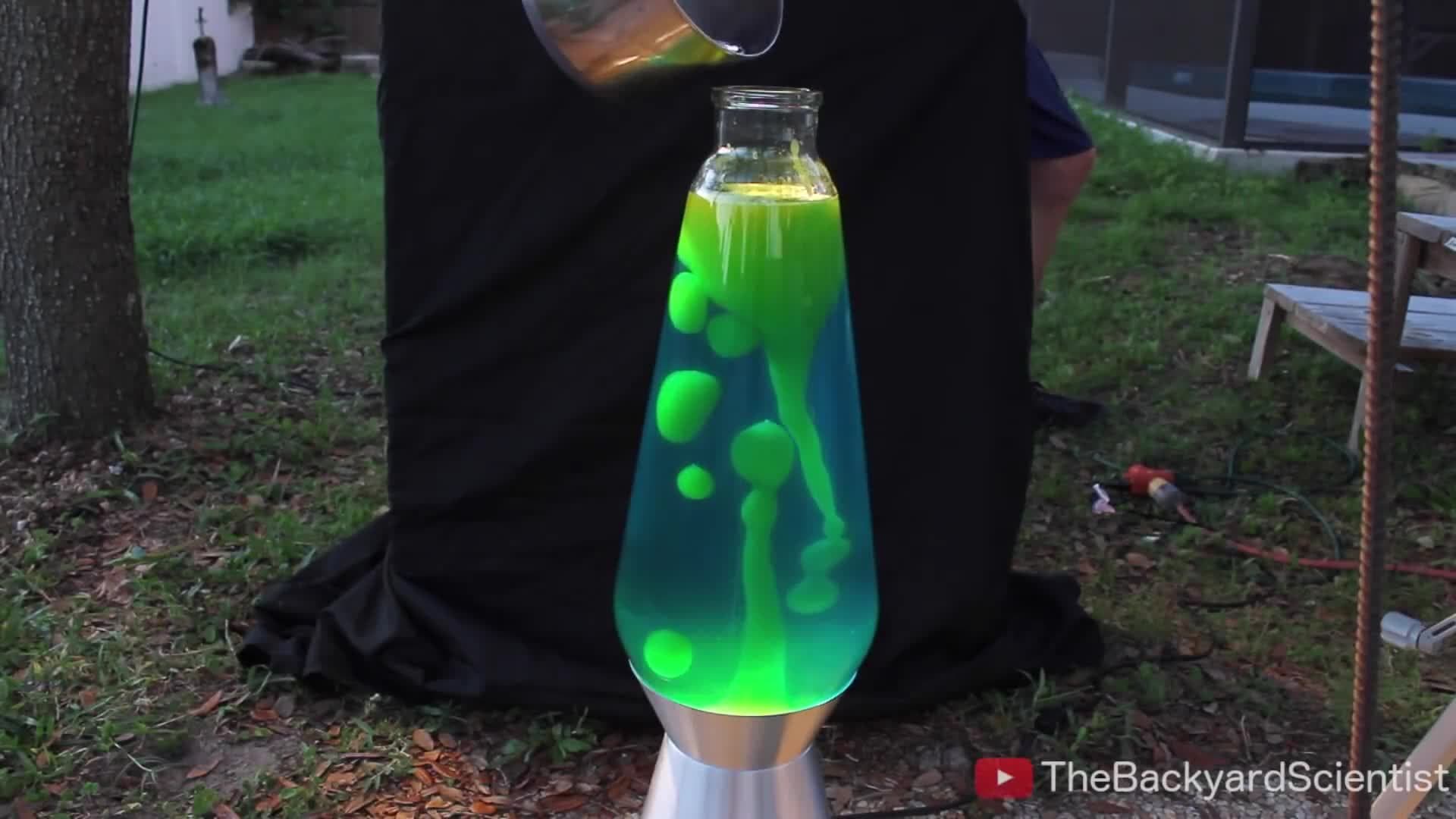 Molten Aluminum Vs. Lava Lamp