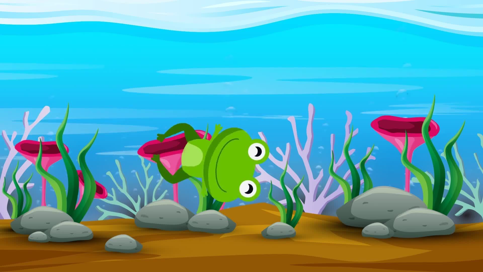 Five Little Speckled Frogs Song by Kids Learning Videos