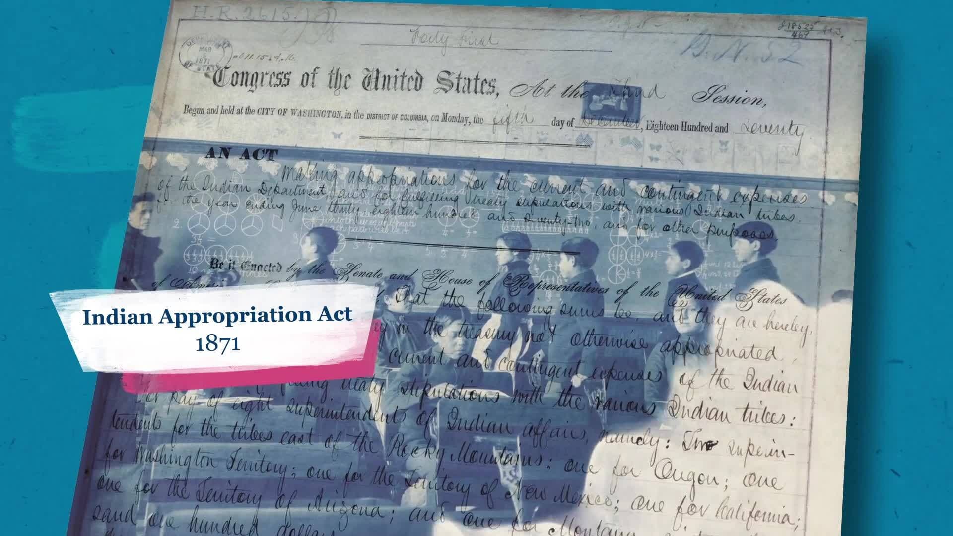 The Indian Appropriation Acts