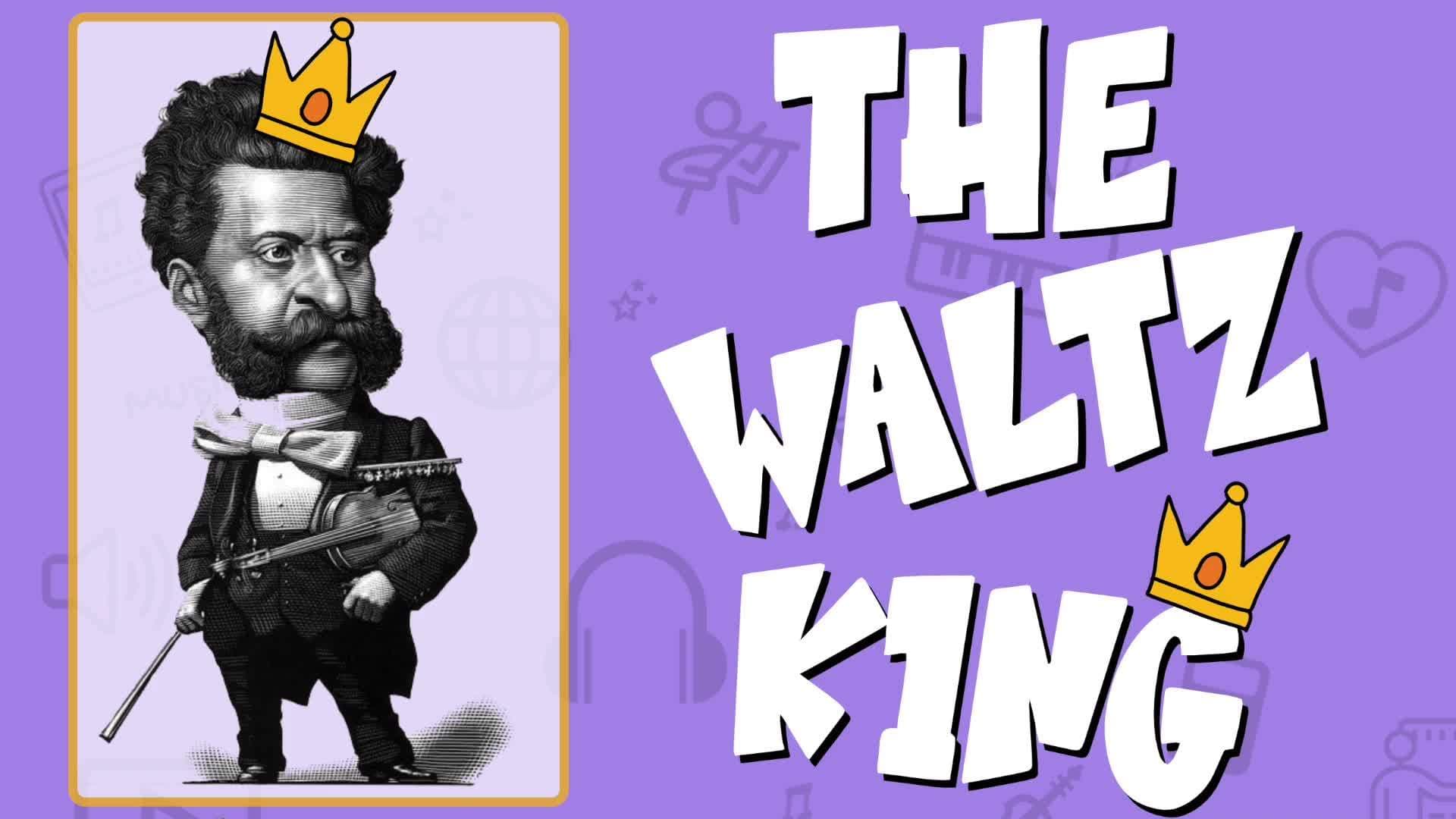 Elementary Music Lesson: Johann Strauss II [The Waltz King! 👑]