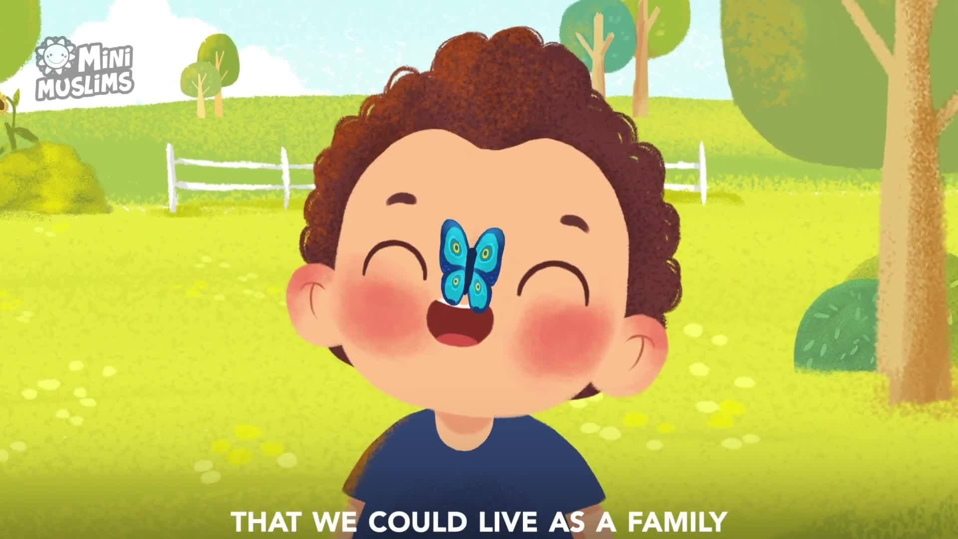 Muslim Songs For Kids 🦋 Beautiful Butterfly ☀️ MiniMuslims
