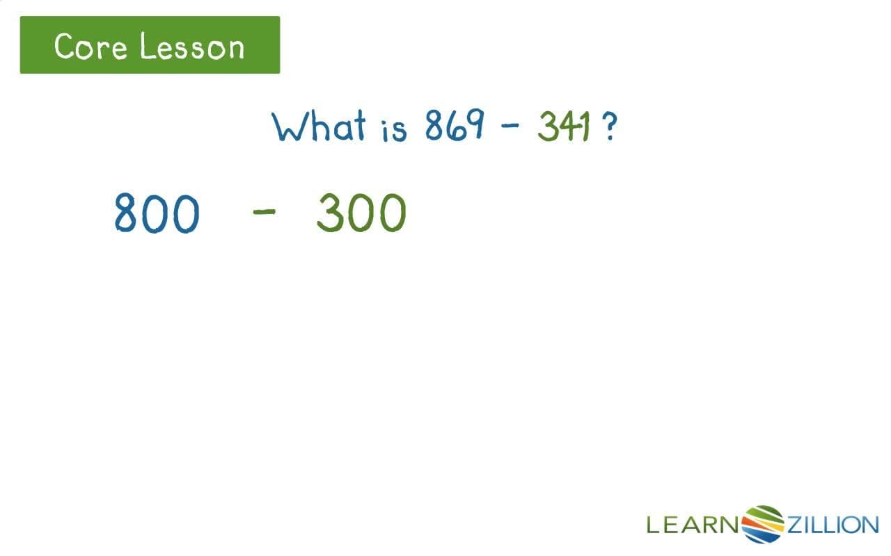 Subtracting Three-Digit Numbers Using Expanded Form