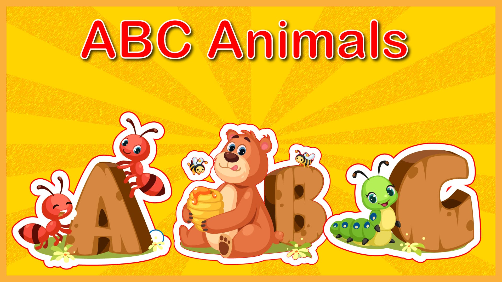 ABC Animals Flashcards 
