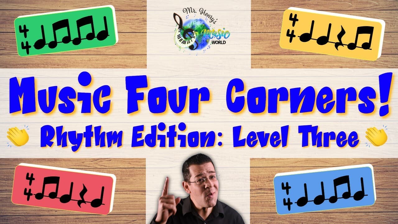 Four Corners Music Game: Rhythm Edition [Level Three]