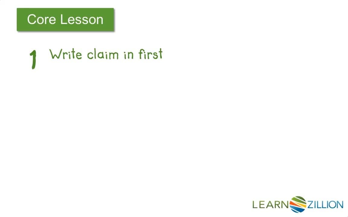 Organizing Information for an Argumentative Essay: Using Boxes and Bullets