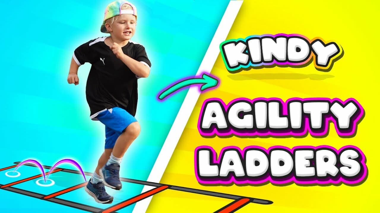 Preschool and Kindergarten Sport - Agility ladder ideas for co-ordination and balance