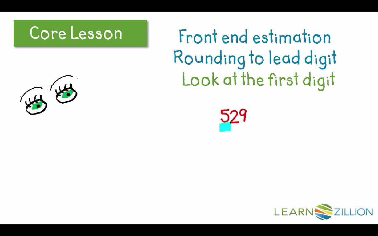 Assess Reasonableness of an Answer Using Front End Estimation