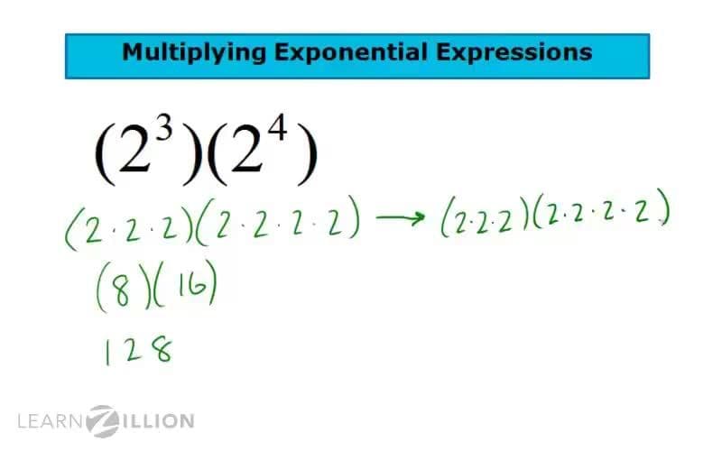 Simplifying Expressions with Exponential Multiplication