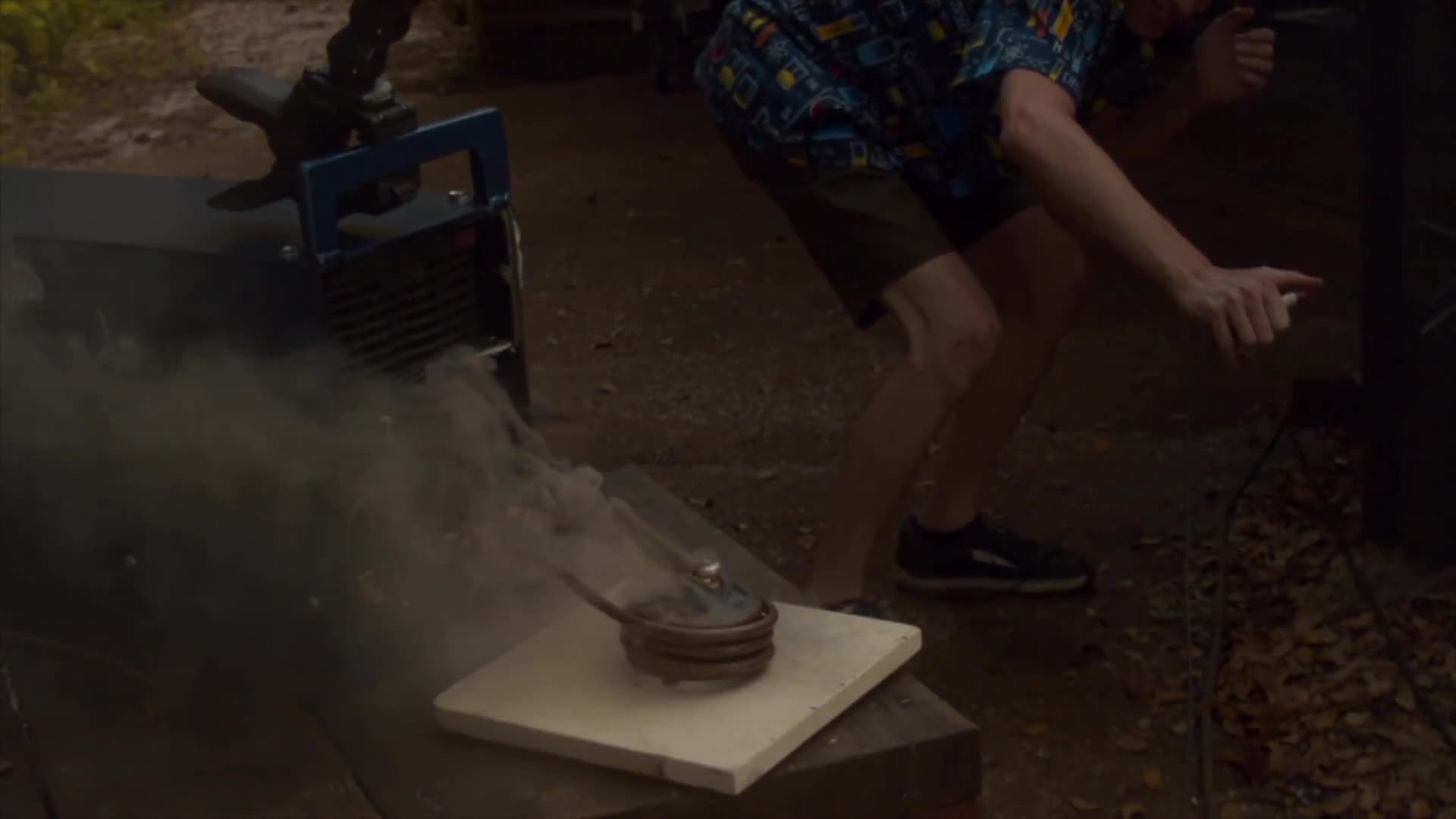 Handheld Induction Heater Melts a Lock!