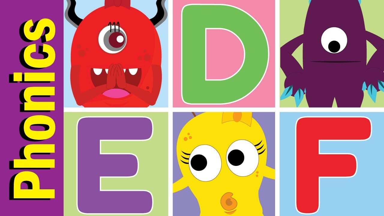 D E F Phonics Alphabet Chant for Children