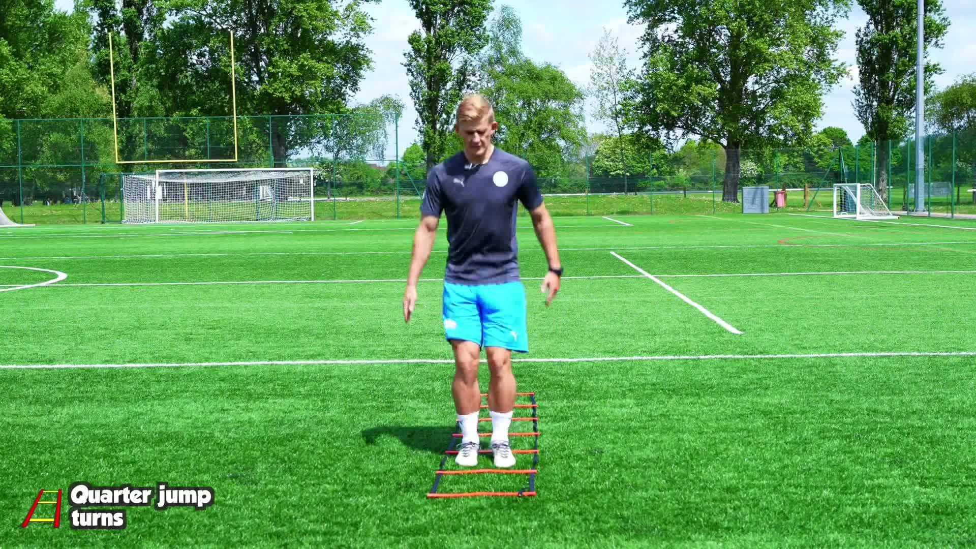 Moving - Quarter jump turns