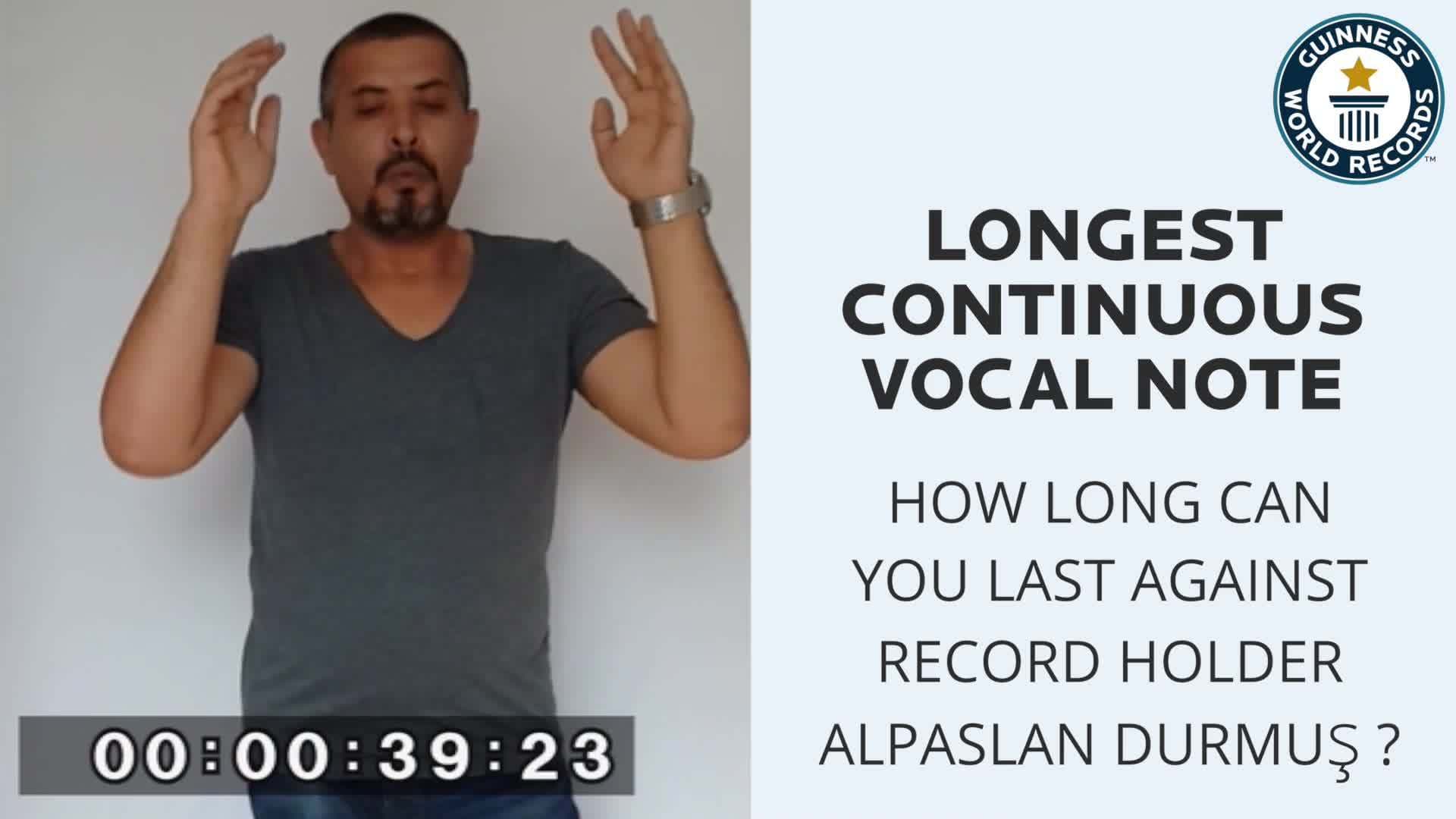 Longest Vocal Note