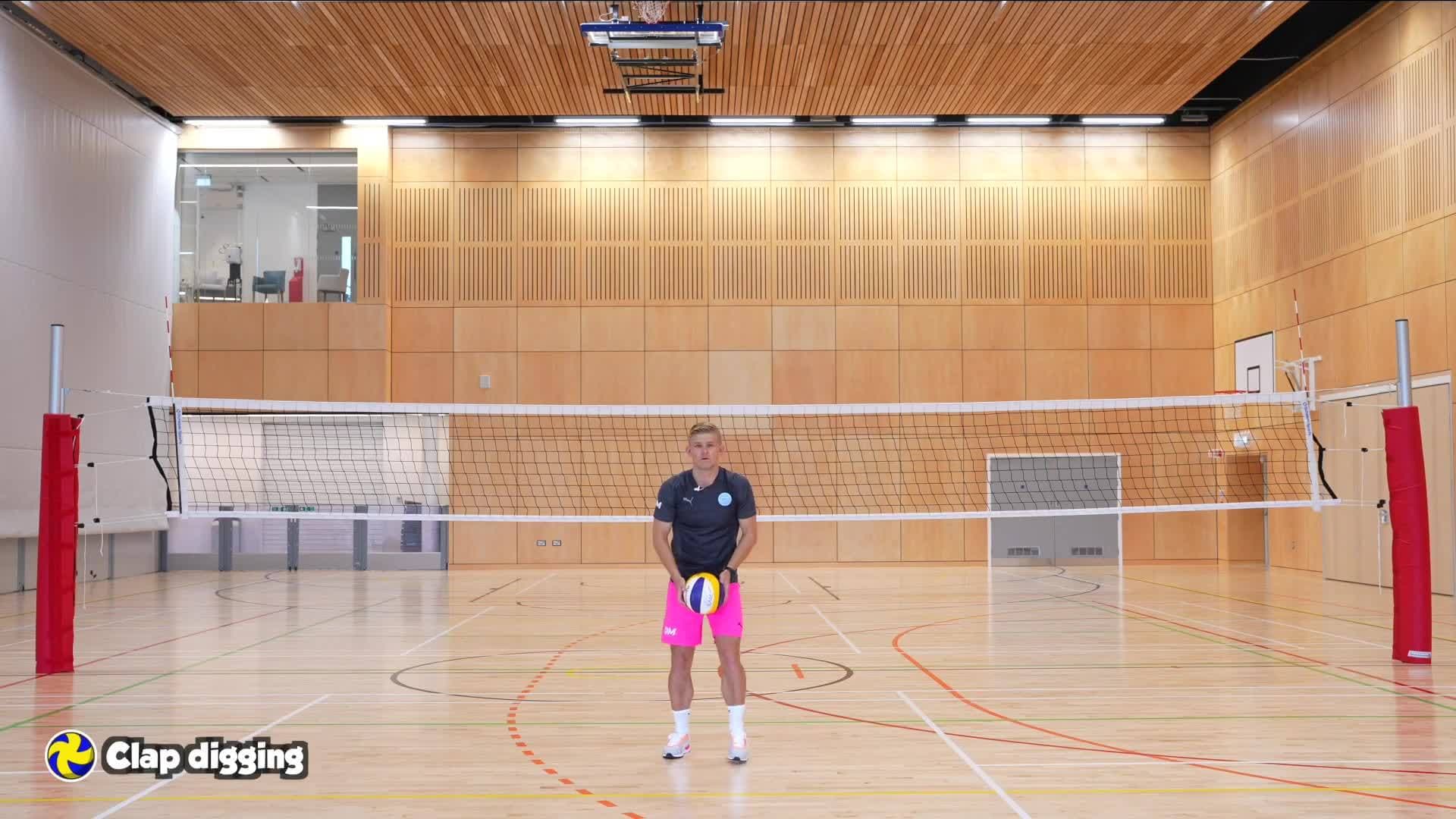 Volleyball - Clap digging