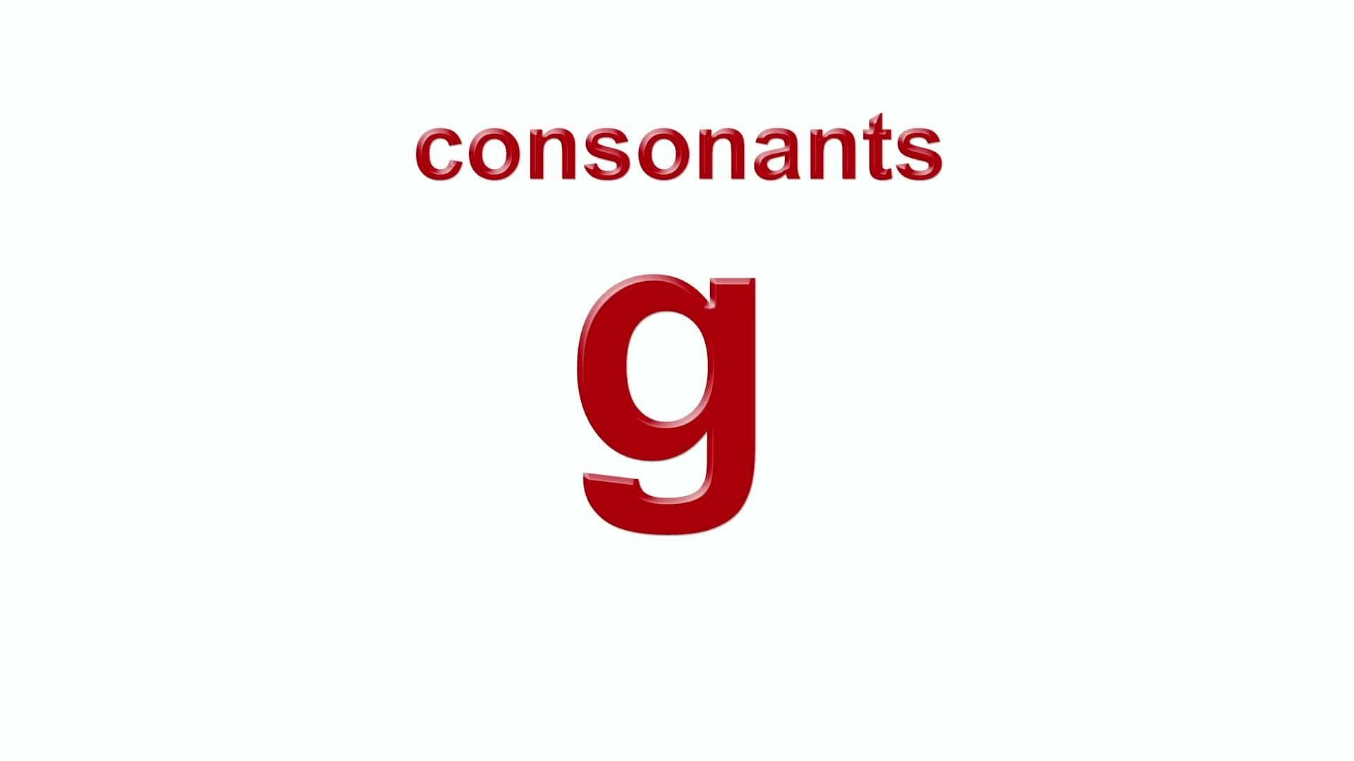 Consonants and Vowels