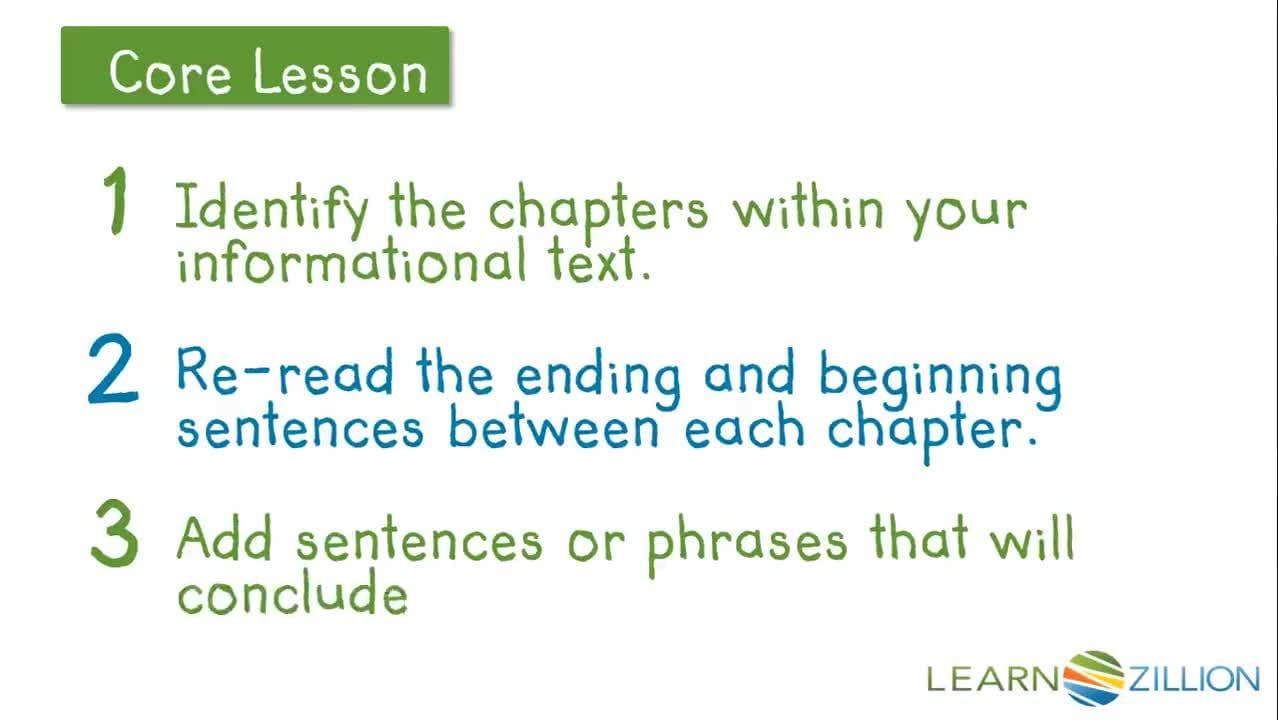 Improving Clarity in Informational Writing with Transition Words and Phrases