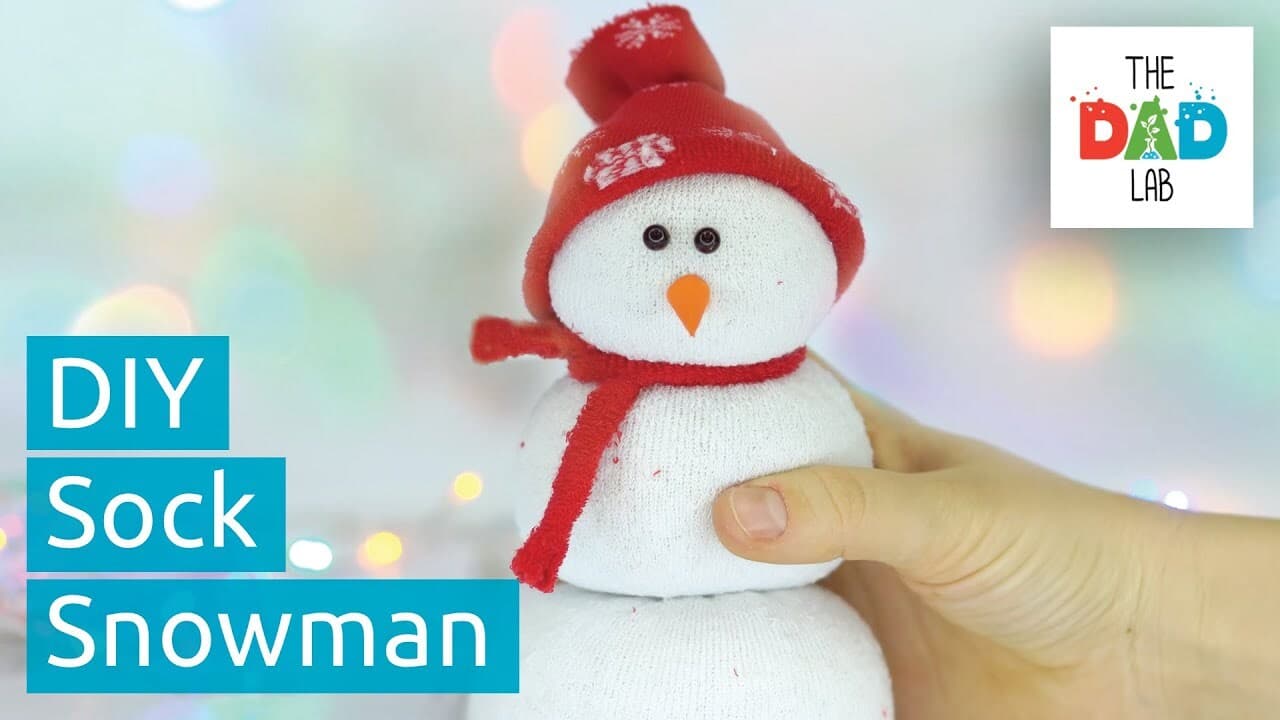 How to Make a Sock Snowman